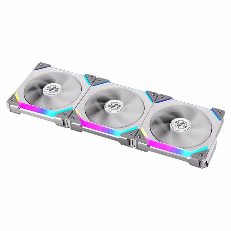 Building block fan SL120-3W Lianli chassis DRGB water cooling set wireless material splicing