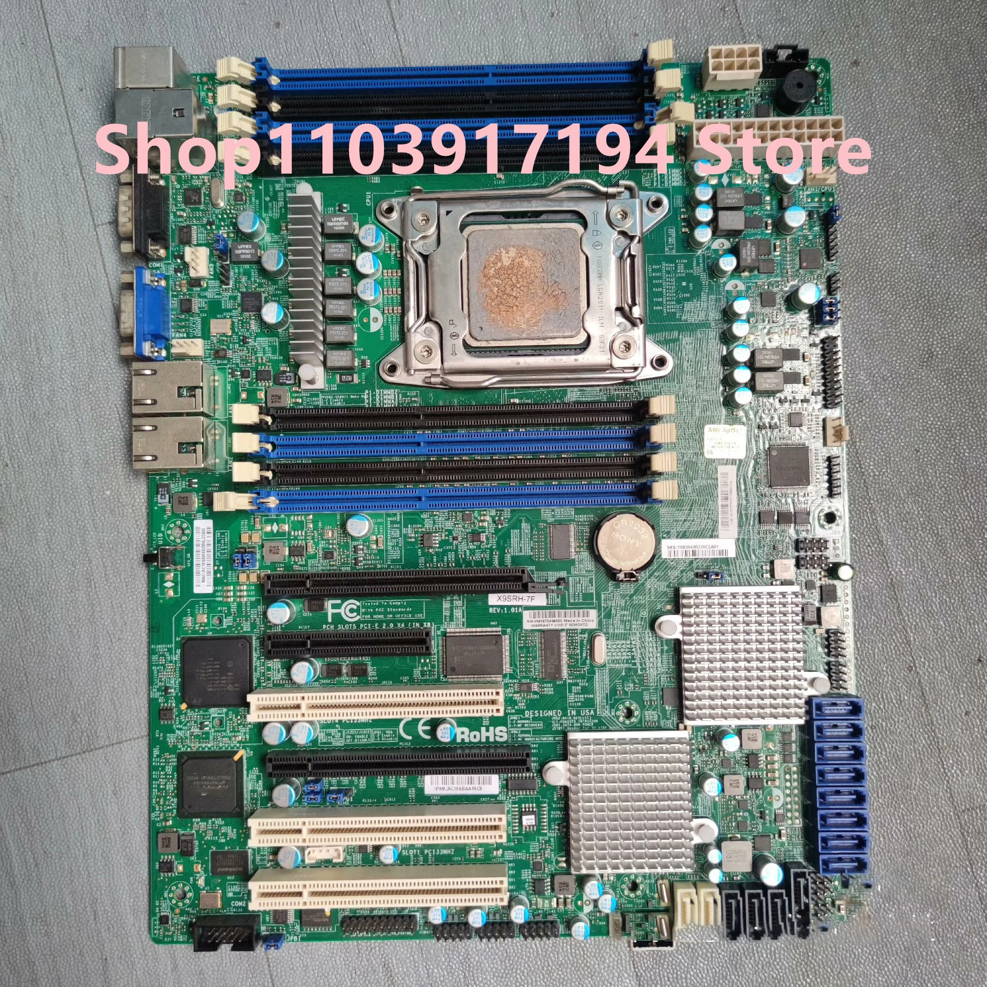 슈퍼 X9SRH-7F 산업컴퓨터 마더보드 장비 X79