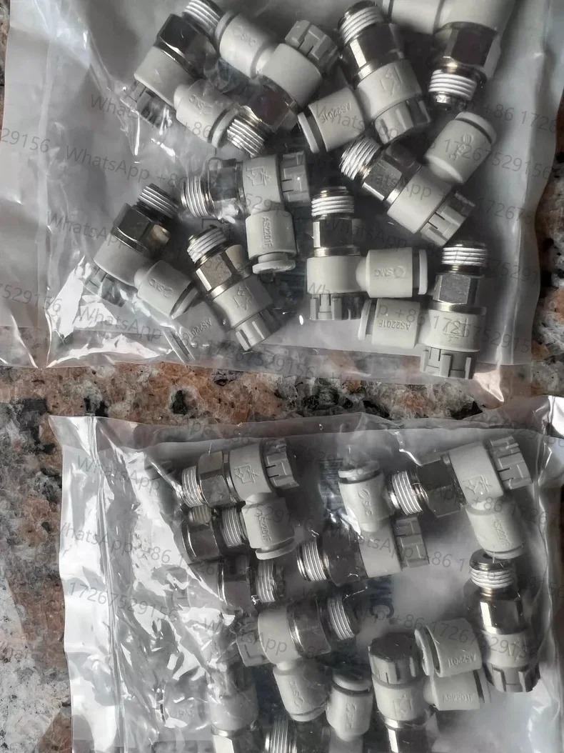 10PCS 속도조절 밸브 AS2201F-01-06S