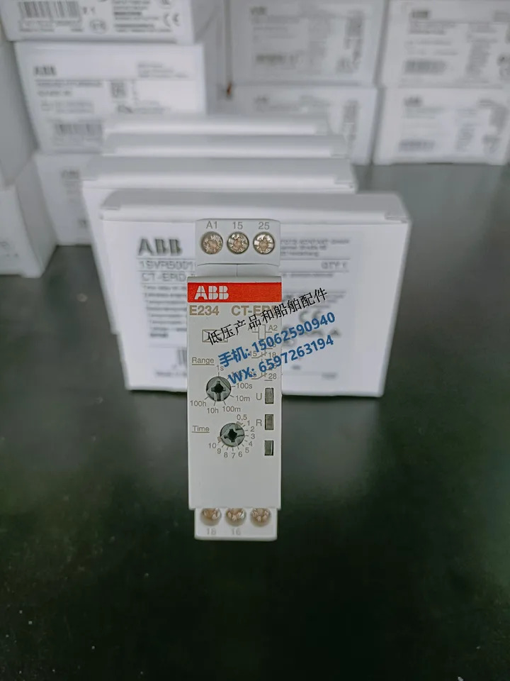 오리지널 ABB 시연속기 CT-ERD.2224-48VDC 24-240VAC 신