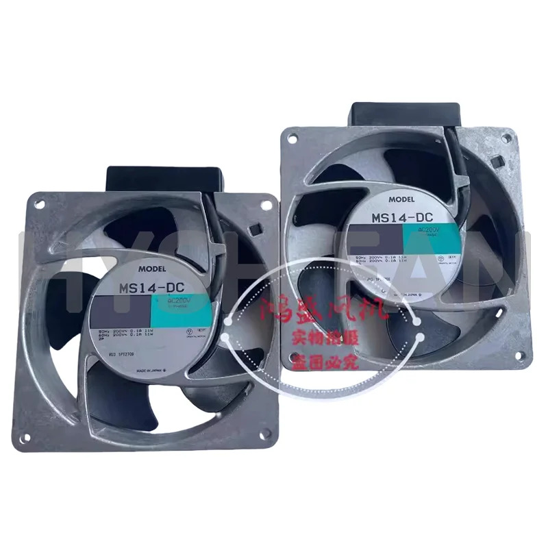 오리지널 MS14-DC 14028 알루미늄프레임 AC 냉각팬 14cm AC200V