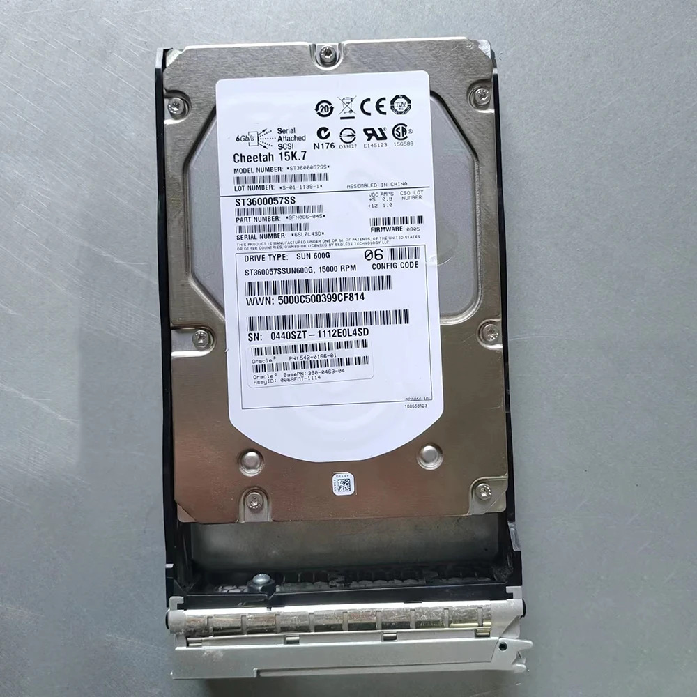 서버 하드 STHDD 3600057 SS 9FN066-150 0W347K 600G 15K SAS 3.5인치 6G 드라이브