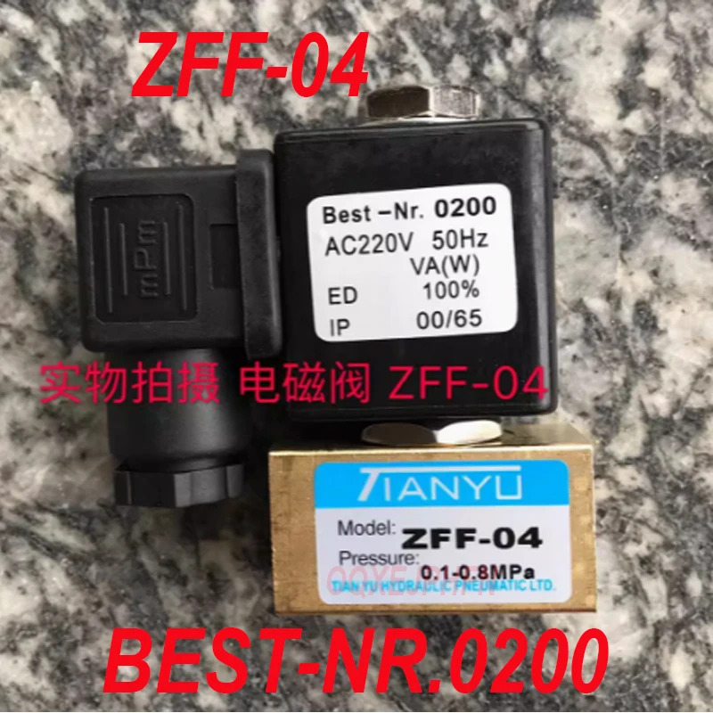 TIANYU 솔레노이드 밸브 ZFF-04 0.1-0.8MPA BEST-NR.0200 AC220V 신