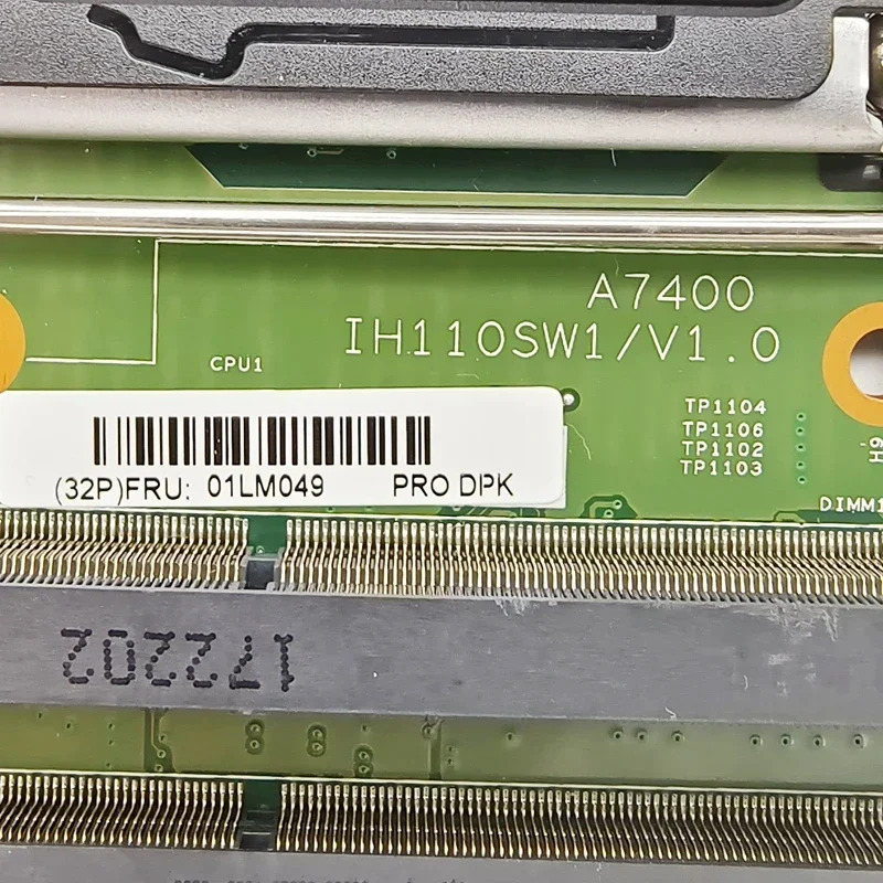 16556-1 Lenovo호환 V310Z AIO 마더보드 A7400 IH110SW1/V1.0 01LM049 348.03T31.0011 DDR4 메인보드 완전 작동 리퍼