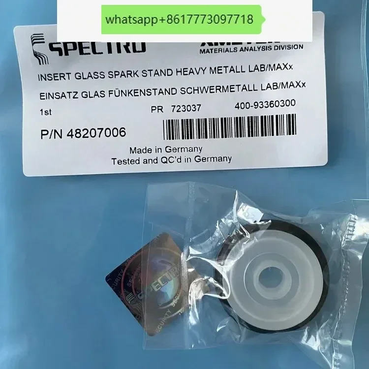 SPECTRO AMETEK 48207006 48207009 인서트 유리 스파크 스탠드 HEY METALL LAB/MAXx 석영 SpectroMaxx