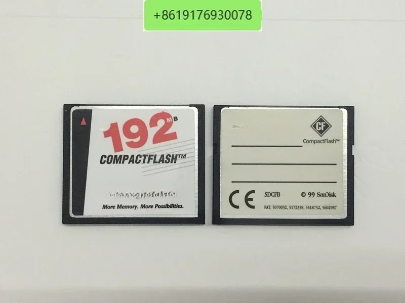 CF 카드 192MB 공작 기계 산업수치 제어 산업등급
