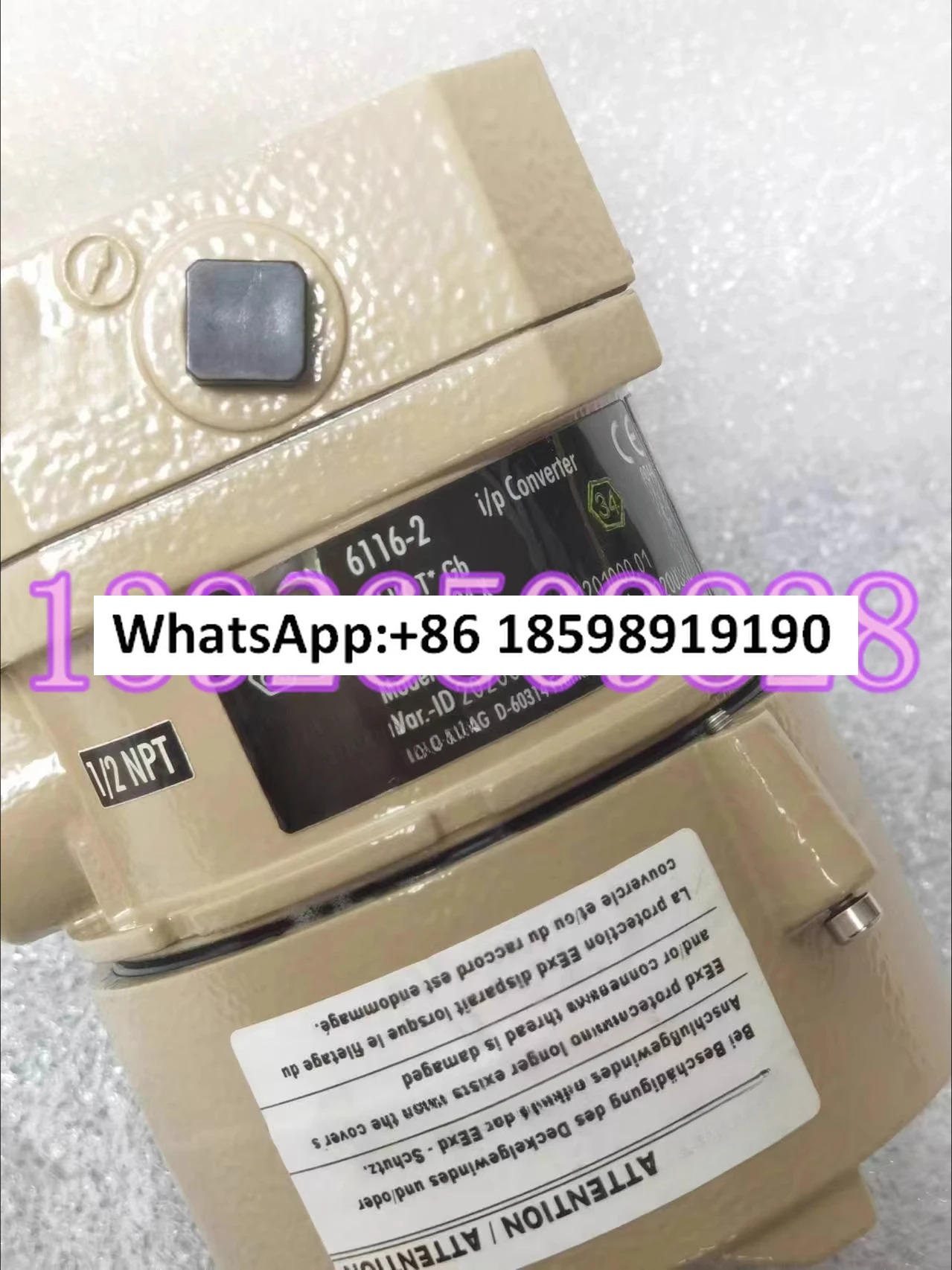 6116- 220101111201000 전기 변환기 IP 지점