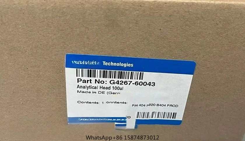 애질런트 G4267-60043 분석 헤드100 ML 계량 펌프 100ul 신