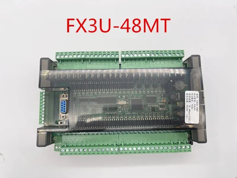 고속 FX3U-48MR/48MT 24입력 24출력 6개 아날로그 입력 2개 출력 산업제어 보드 RTU CAN 통신 포함