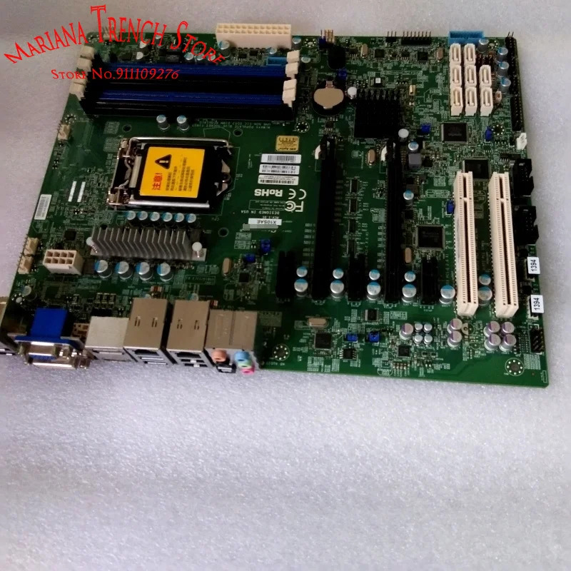 슈퍼마이크로 단일 소켓 마더보드 E3-1200 x10sae H3 LGA1150 v3 v4 4 세대 5 코어 i7 i5 i3 프로세서용
