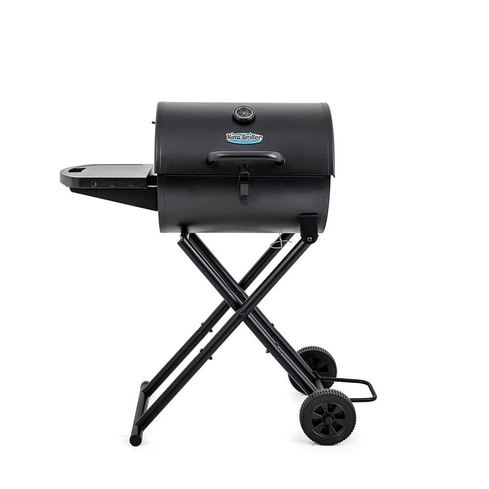 Char-Griller E1816 킹-Griller 갬블러 휴대용 그릴 블랙 색상 Barbecue Grill - 상품 이미지