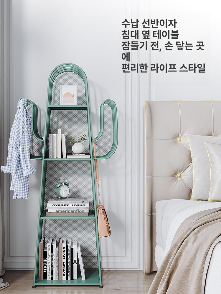 다용도 수납선반 모던 인테리어 북유럽 무타공 거실 침실 아크릴 틈새 빈티지 벽선반 - 상세 이미지 3
