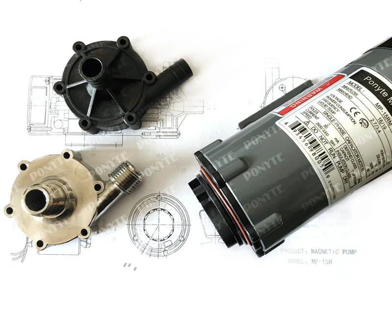 MP-20R 내산성 내알리성 소형 워터 펌프 실험 장비 순환 화학 플라스틱 자석 220V