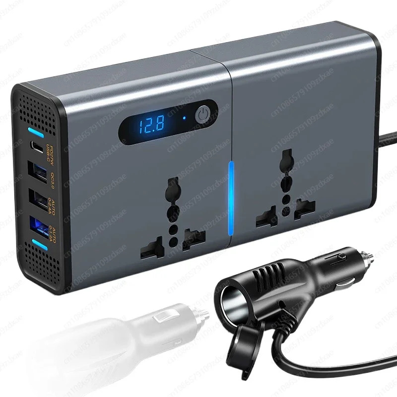 발전소 차량 인버터 디지털 디스플레이 200W 12V 24V 110V 220V 신