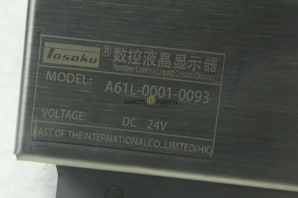 FANUC CRT MDT947B-2B LCD 디스플레이 A61L-0001-0093 D9MM-11A 실버