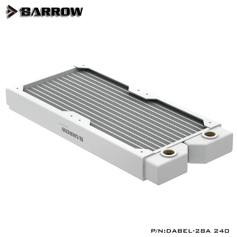 단일 웨이브 구리 수냉식 행 28MM 두께 DIY 컴퓨터 라디에이터 Dabel-28a 240