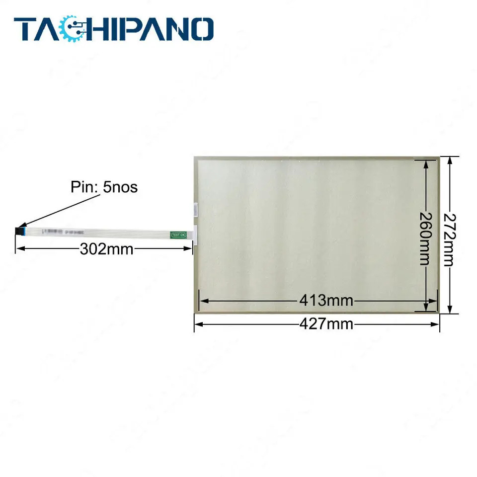 SCD 1900 패널 유리터치 스크린 67862-2TA00-1AA0 67 862-2TA00-1AA0