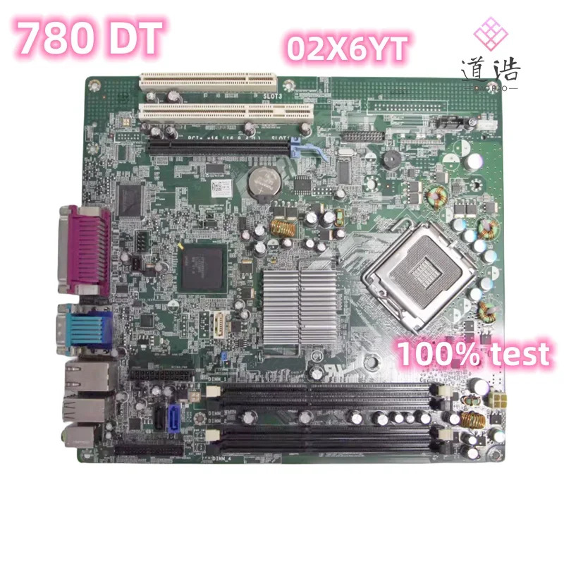Dell Optiplex 780 DT 마더보드CN-02X6YT 02X6YT 2X6YT LGA 775 DDR3 메인보드 완전 작동 리퍼
