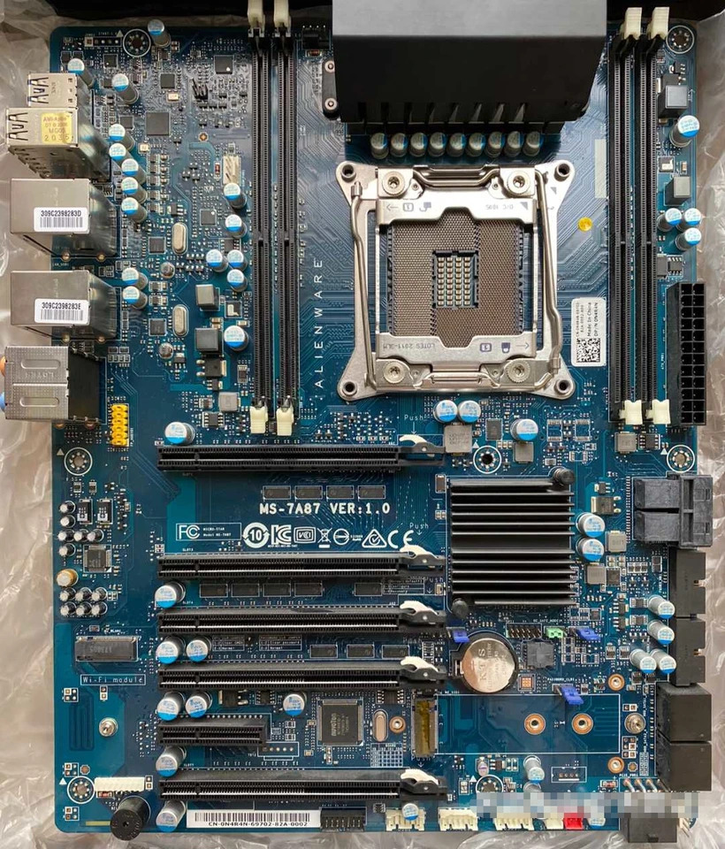 MS-7A87 데스크탑 PC 마더보드 DELL Alineware Area-51 X299 R5 2066 i7 i9