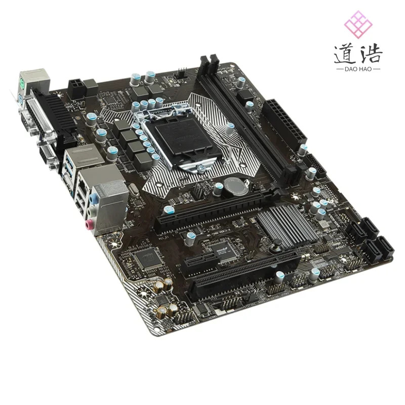H110M PRO-VHL 마더보드32GB HDMI LGA 1151 DDR4 마이크로 H110 메인보드 완전 작동 리퍼