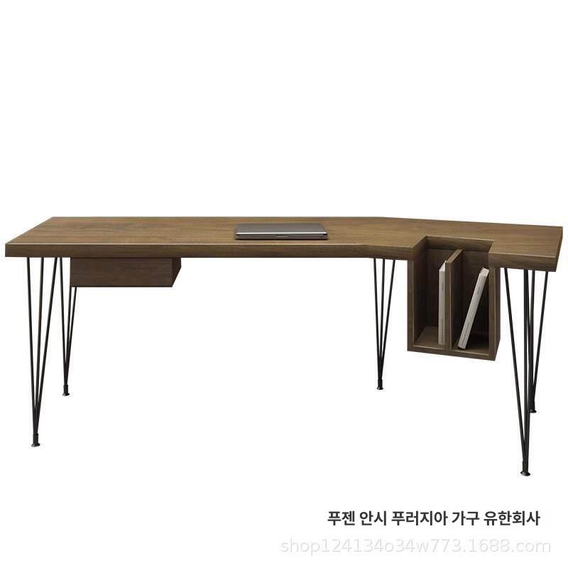 CEO중역 사무실 고급데스크 대형 우드 컴퓨터책상 원장실 사장님 테이블 - 상세 이미지 5
