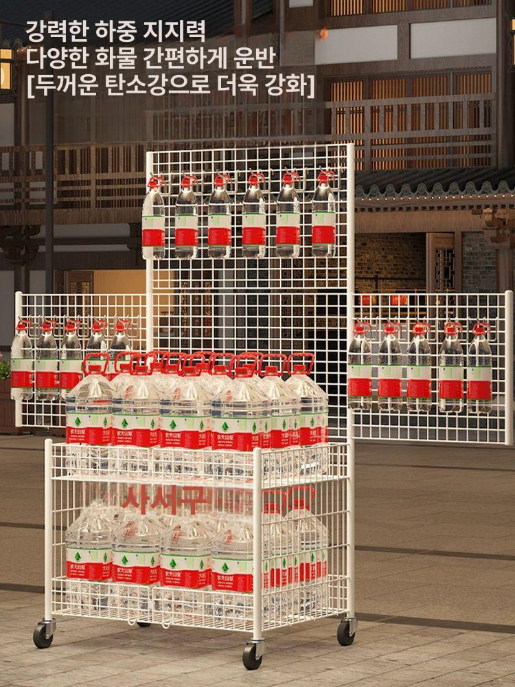 접이식 가판대 진열대 축제 좌판대 판매대 매장 선반 노점 간이 이동용 프리마켓 - 상세 이미지 4