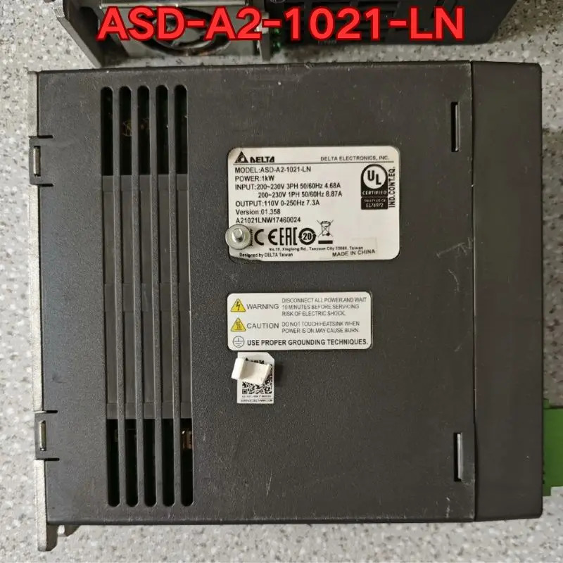 리퍼 ASD-A2-1021-LN 서보 드라이브작동 상태