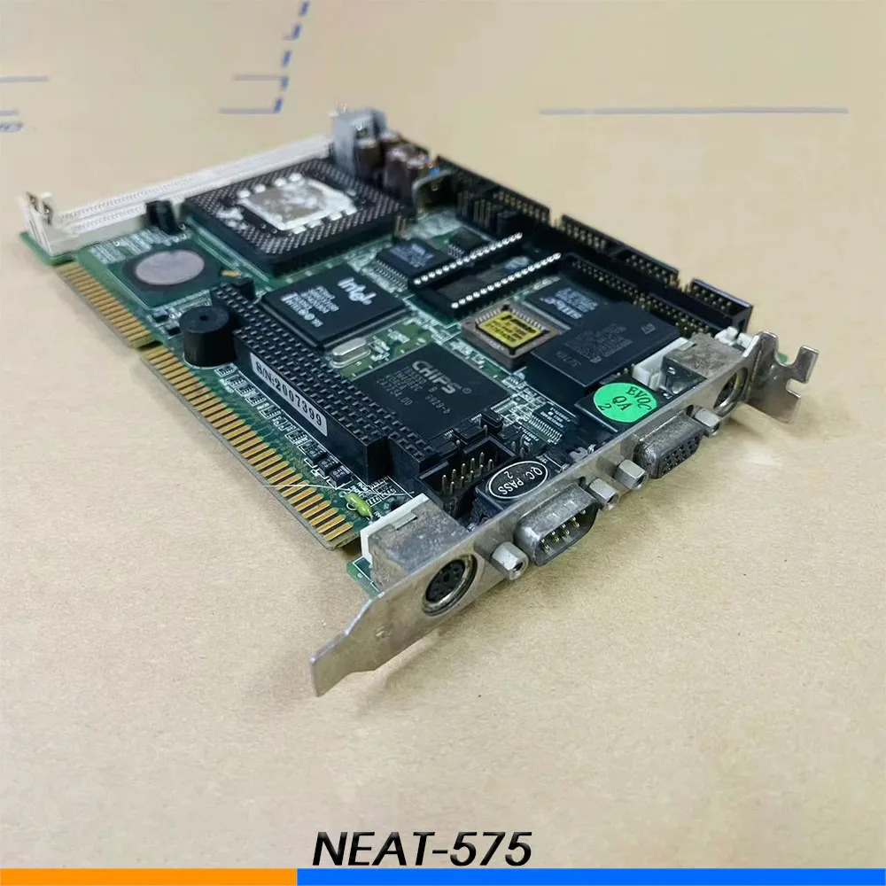 산업제어 마더보드 586 하프 롱 ISACPU 메모리 NEAT-575 R2