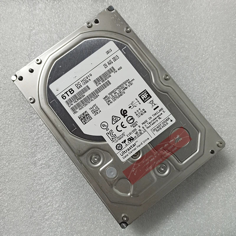 WD HC310 HUS726T6TAL5204 6T 3.5인치 7.2K SAS 12GB 엔터프라이즈 하드 용