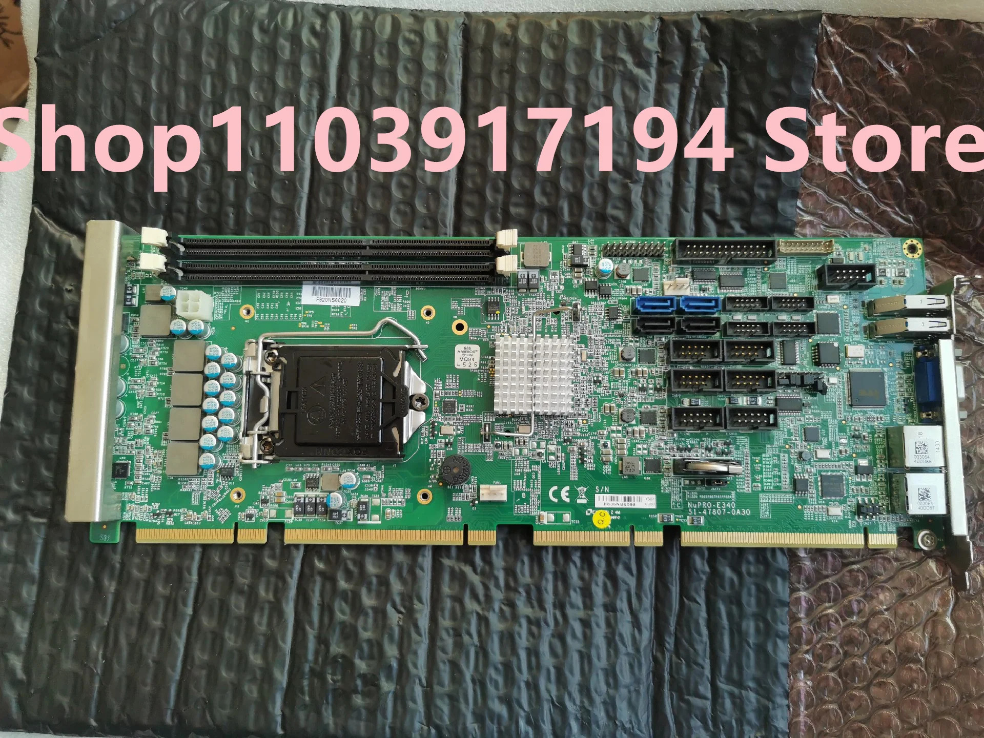 ADLINK NUPRO-E340 0A30 버전산업컴퓨터 마더보드 51-47807-0A30