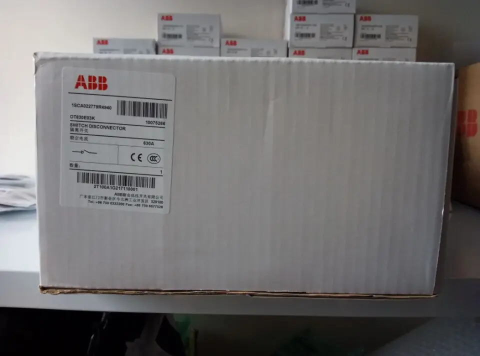 오리지널 ABB 단로기 OT630E03K/OT630E04K 신