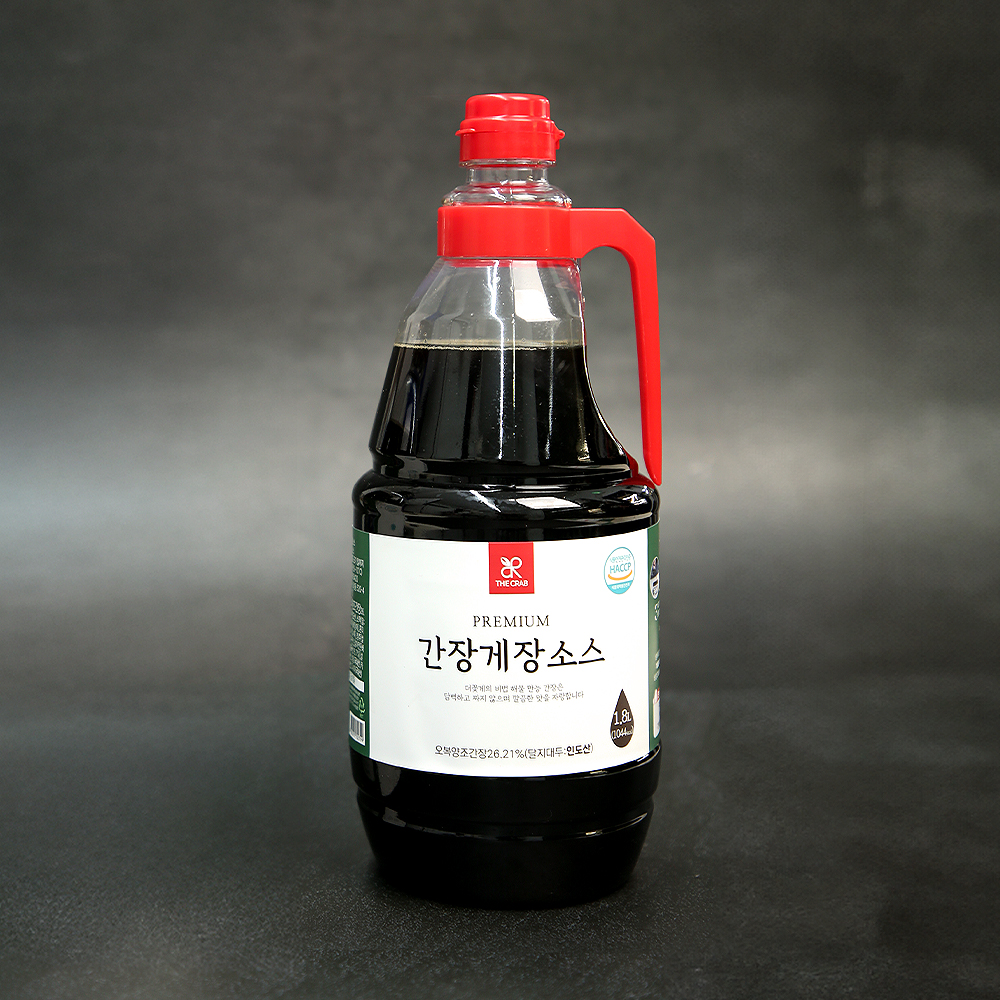 더꽃게 DIY 간장게장 간장 소스 1L 꽃게장 새우장 전복 연어 해물전용 만능소스 상품 이미지
