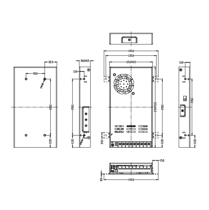 헌트키 산업전원공급장치HKI250-120PB 250W 단일 출력 12V