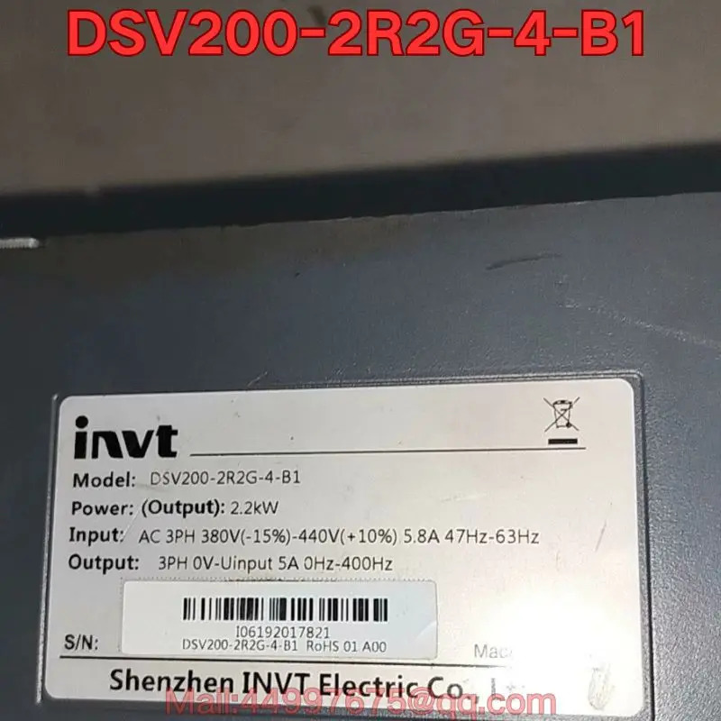 리퍼 DSV200-2R2G-4-B1 서보 드라이브 기능 리퍼가 정상