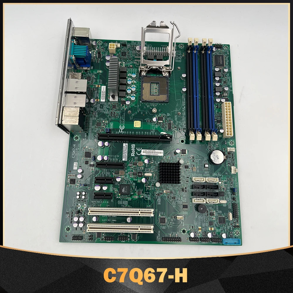 Supermicro C7Q67-H 임베디드 데스크탑 마더보드 대 코어 i3 i5 i7 시리즈 LGA1155 DDR3-133Hz용