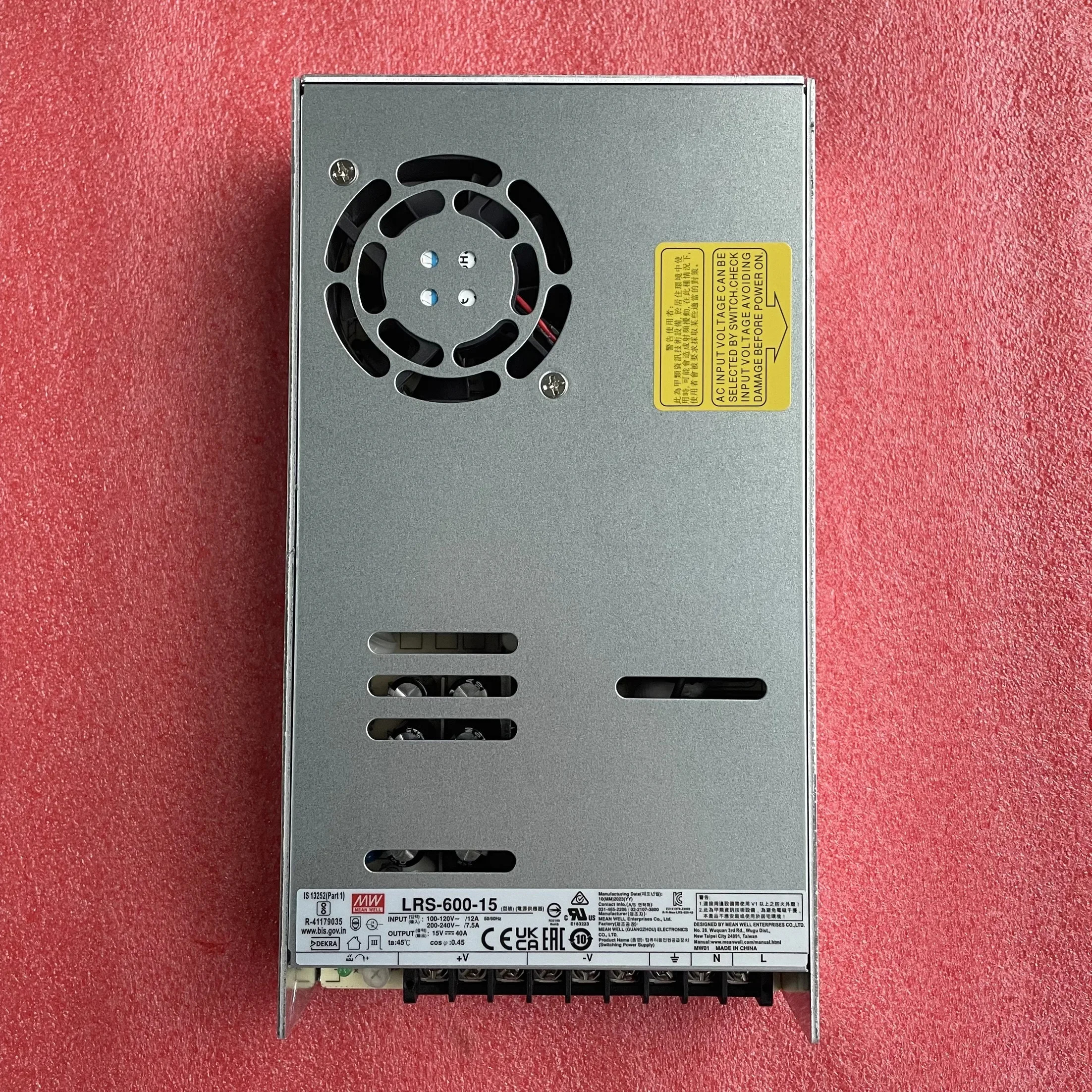 MEAN WELL LRS-600-5 LRS-600-12 LRS-600-15 LRS-600-24 LRS-600-27 LRS-600-36 LRS-600-48 600W 단일 출력 전원
