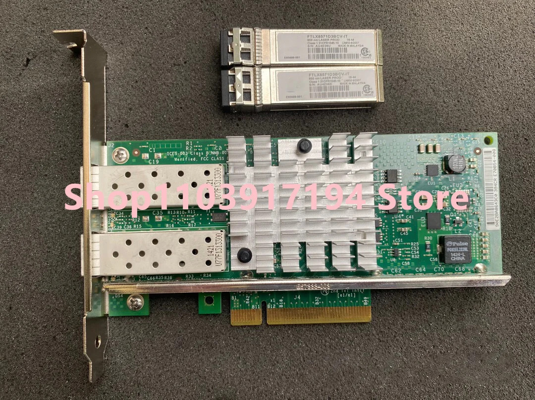 화웨이호환 ETH 컨버지드 NTWK ADPTR X520-SR2 X520-DA2/SR2 E10G42BFSR 듀얼 포트 10G 광 네트워크 카드