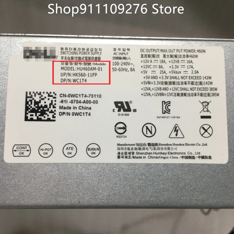 델 3050 7050 PSU 7070MT 3669sff HU460AM-01 6 핀 4핀 8