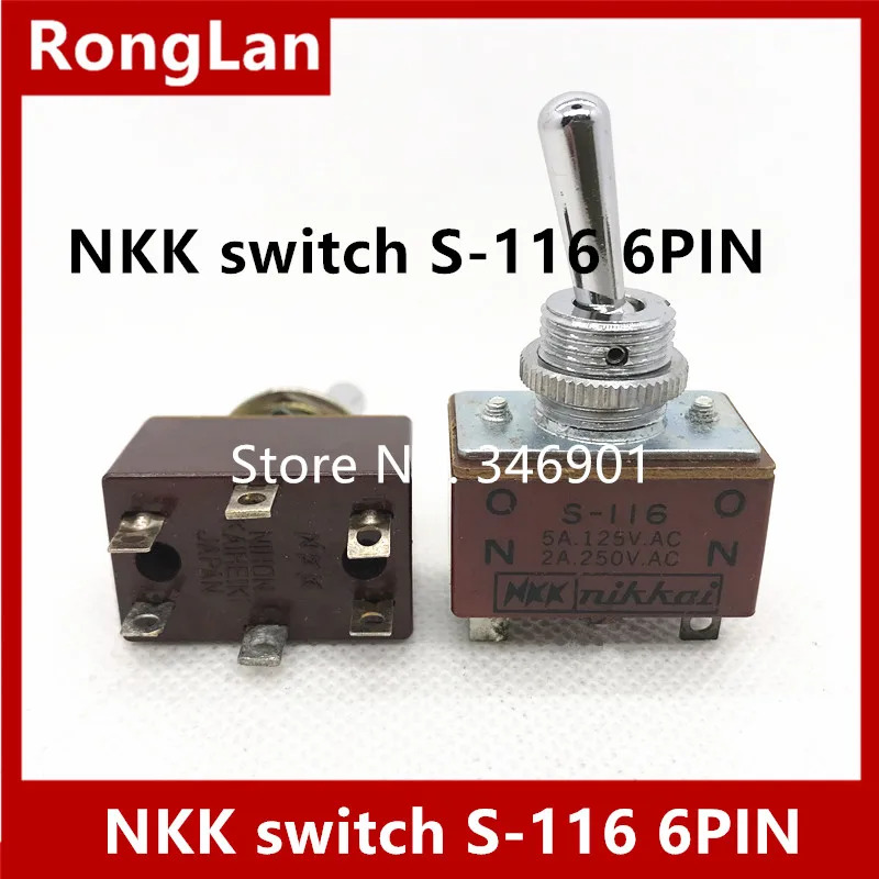리퍼 NKK 스위치 S116 토글 S-116 쉐이크 헤드 포장-