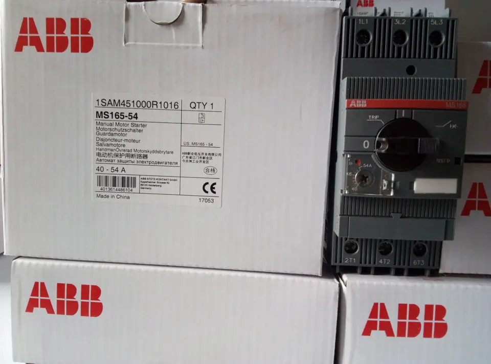 모터 보호 회로차단기 MS165-54 ABB MS165 시리즈 신