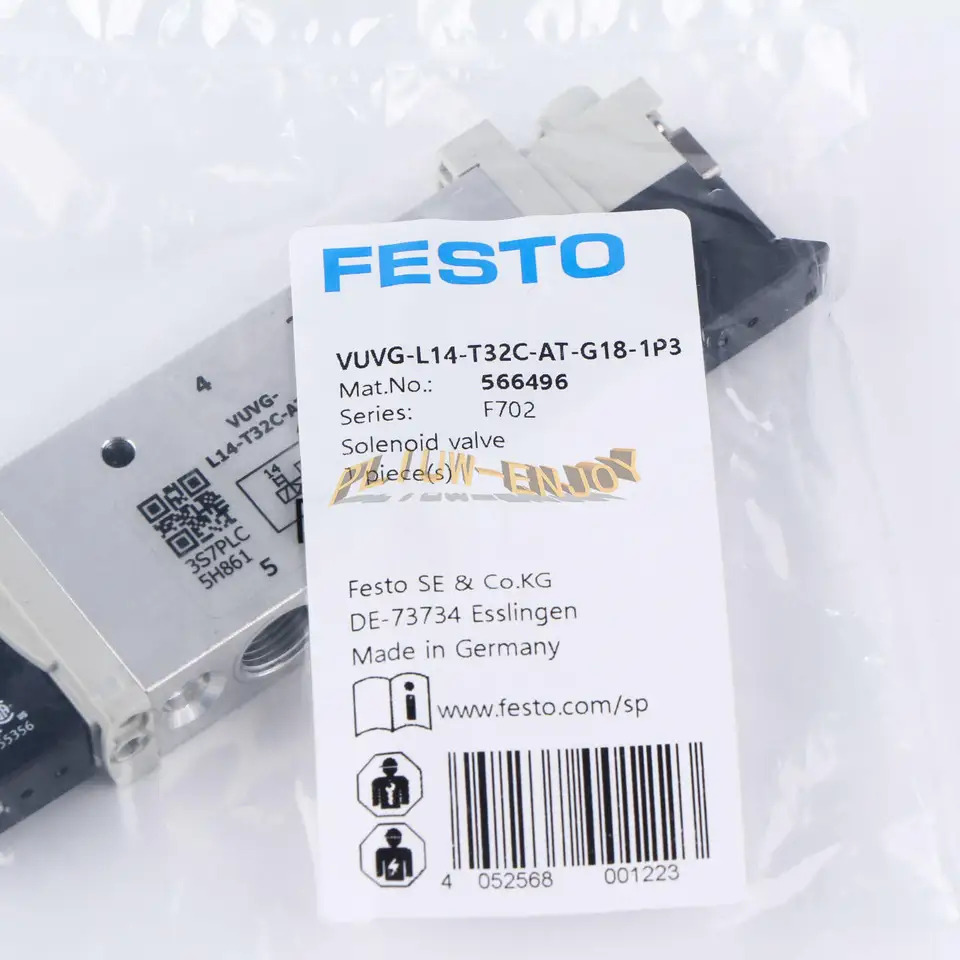 ONE FESTO 솔레노이드 밸브 VUVG-L14-T32C-AT-G18-1P3 566496 신