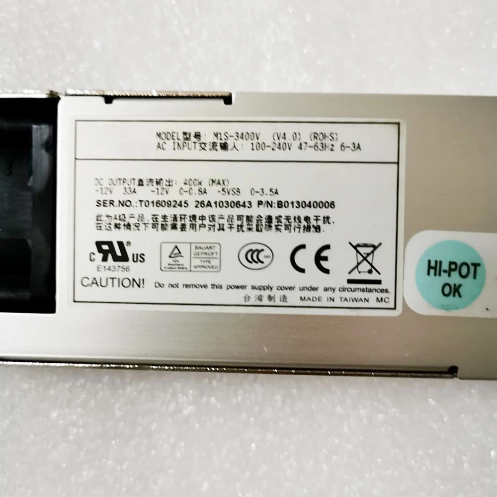 Zippy 400W 서버 전원공급장치 B013040006 M1S-3400V