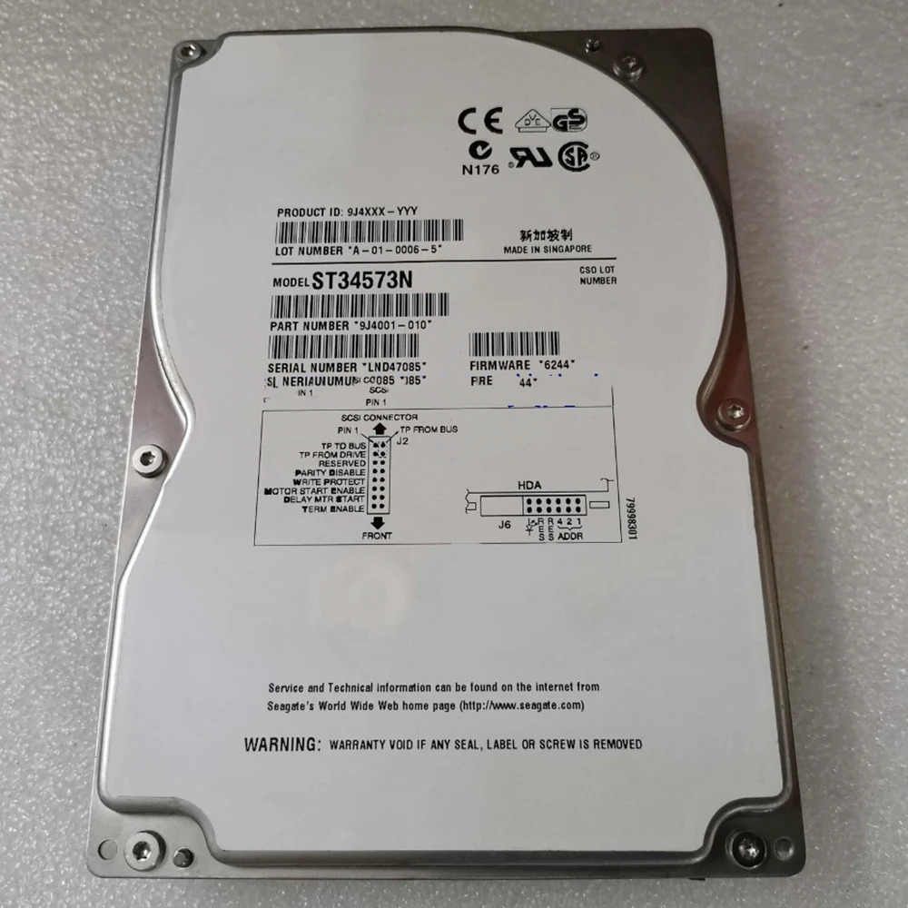 서버 하드 SCSI ST34573N 4G 4.5G 7200 50PIN