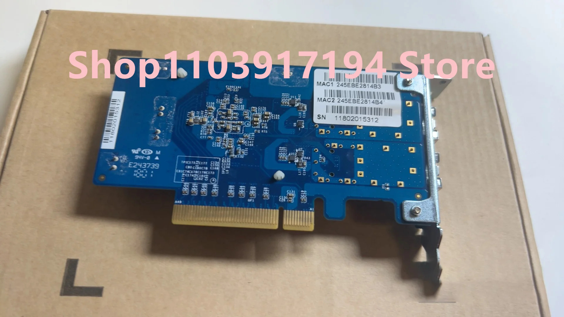 QNAP 10G 더블 sfp  네트워크 카드 10g2sf