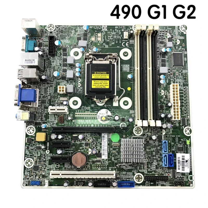 hp호환 프로 490 G1 G2 마더보드 H97 LGA1150 DDR3 MS-7933 V1.0755311 -001 755311 -501 754916 작동
