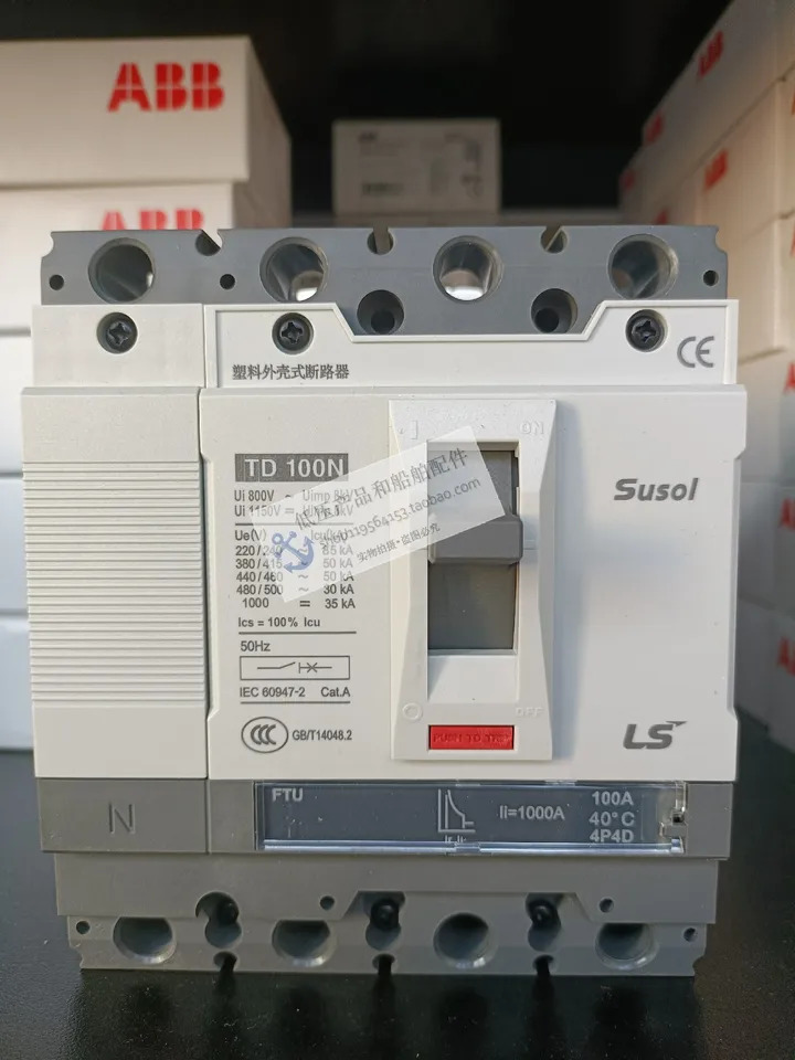 오리지널 LS MEC 에어 스위치 TD100N FTU 100A 4P4D 고정 설치