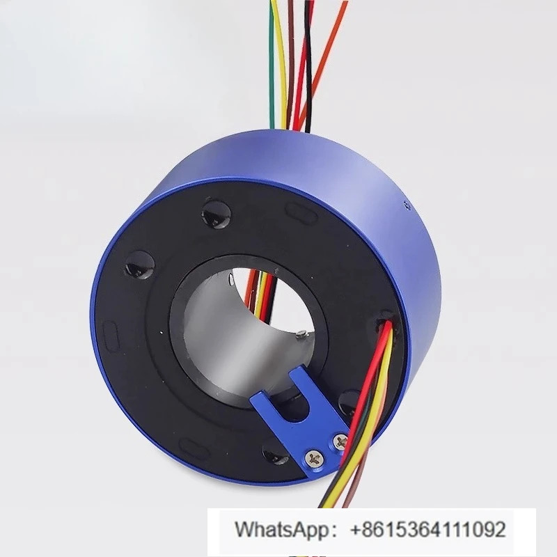 구멍 전기 슬립 링을 통해 50mm6 채널 10A 축 수집기 전도성