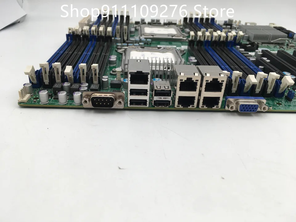 슈퍼마이크로 마더보드X9DRi-LN4F LGA2011 E5-2600 V1 V2 패밀리 ECC DDR3 6 GPU