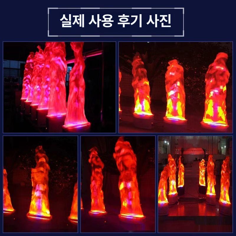 가짜 램프 LED 전자 무드등 조명 불꽃 전기 화염 캠핑용 장식품 효과 레진 시뮬레이션 - 상세 이미지 2