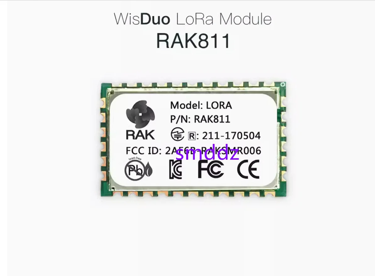 / LoRa 모듈 RAK811 SX1276 무선 통신 확산 스펙트럼 3000 미터 LoRaWAN 프로토콜 지원
